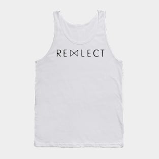 Simple Reflect Text Tank Top